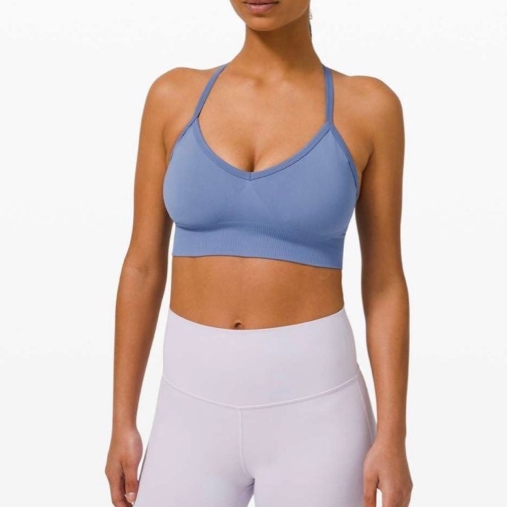 Lululemon Ebb to Street Bra in Waterdrop